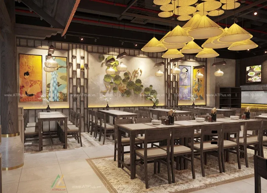 mẫu nhà hàng nhỏ đẹp